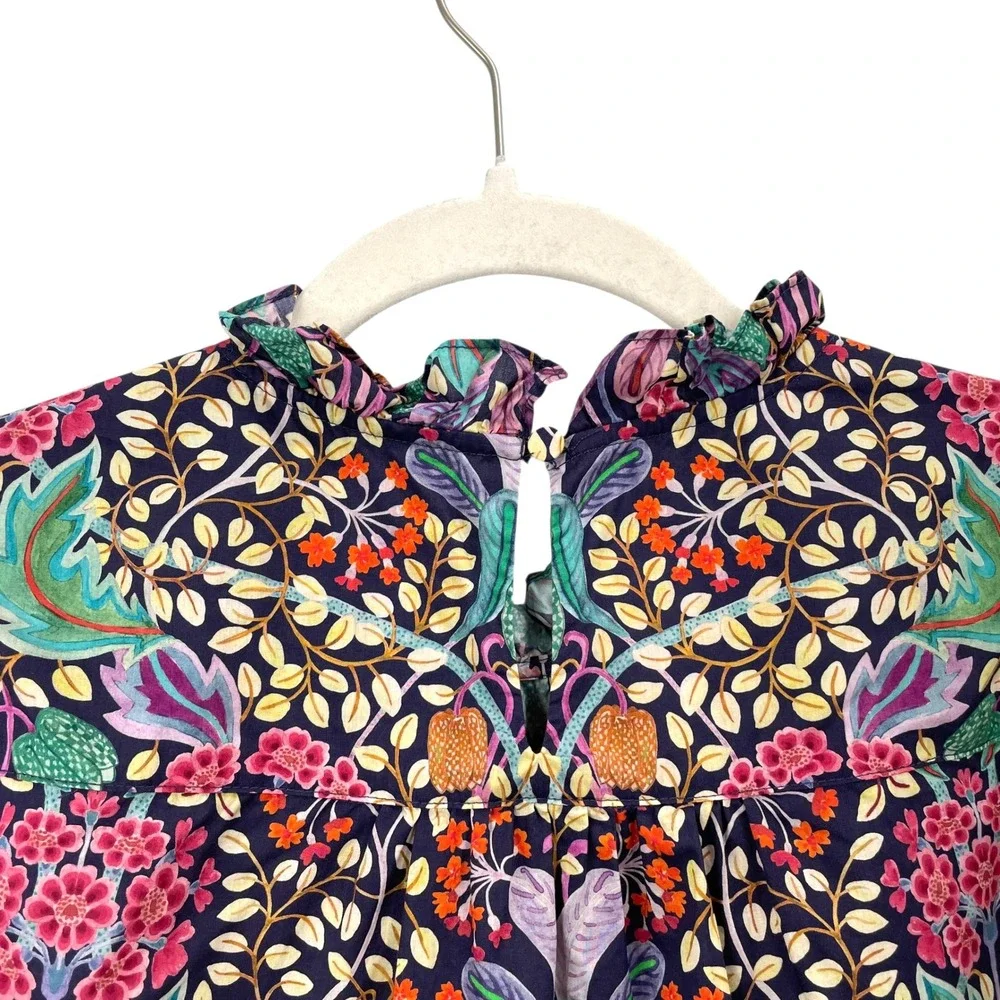 J. Crew Puff-sleeve top in Liberty Elm House floral Size‎ XXS